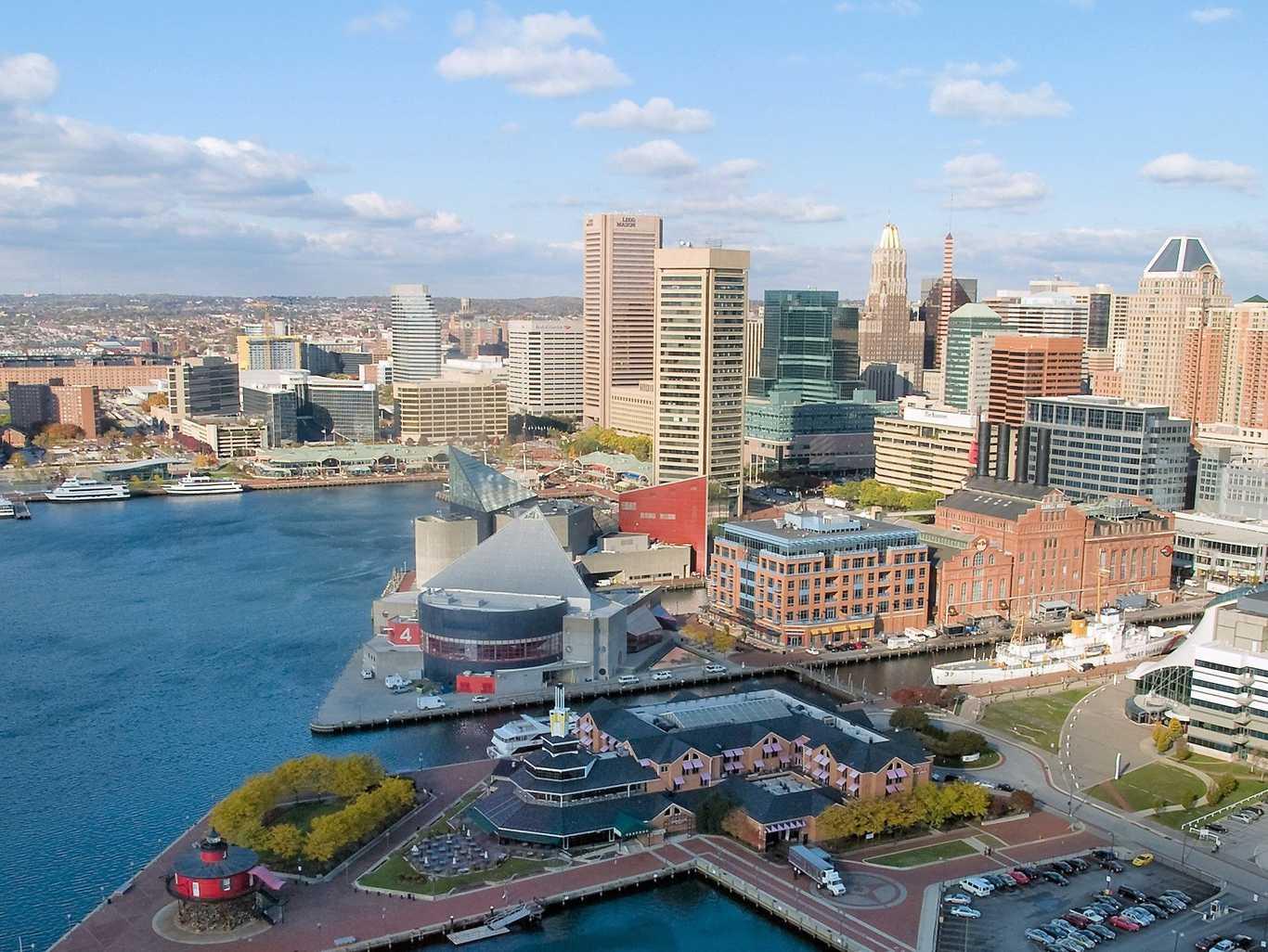 Baltimore city skyline